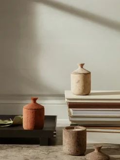 Ferm Living Ura scented candle, Chamomille Scent Brown Best
