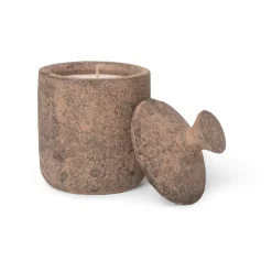 Ferm Living Ura scented candle, Fig Scent Brown Clearance