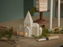 Kähler Urbania candleholder, City White New