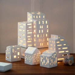 Kähler Urbania candleholder small, functio White Online
