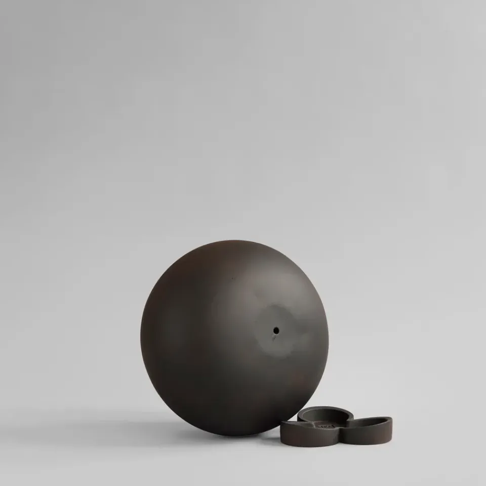 101 Copenhagen Urchin flower pot mini Ø35 cm, Coffee BrownBlack New