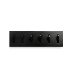 Ethnicraft Utilitile wall hanger clothes hanger, Lacquered oak--large Black Outlet