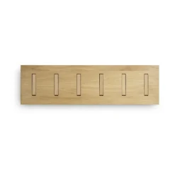 Ethnicraft Utilitile wall hanger clothes hanger, Lacquered oak-large Brown Clearance