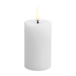 Uyuni Lighting Uyuni LED Block Candle melted, , Ø5x7.5 cm White Best