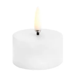 Uyuni Lighting Uyuni LED Block candle Ø5 cm, 2.8 cm White Hot