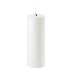 Uyuni Lighting Uyuni LED Block candle Ø5 cm, 14.5 cm White Clearance