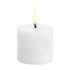 Uyuni Lighting Uyuni LED Block candle Ø5 cm, 4.5 cm White Outlet