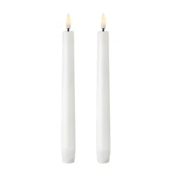 Uyuni Lighting Uyuni LED Taper candles 2-pack, 20.5 cm White Hot