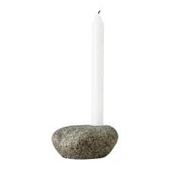 MUUBS Valley candle sticks 6 cm, Natural stone Grey Sale