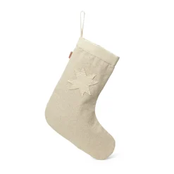 Ferm Living Vela Christmas stocking, Natural Beige Discount