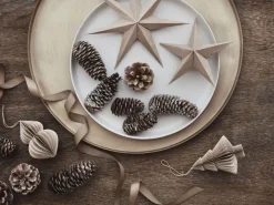 Broste Copenhagen Venice wooden star Ø20 cm, Natural Beige Sale