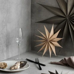 Broste Copenhagen Venok Christmas star 40 cm, Beige Outlet