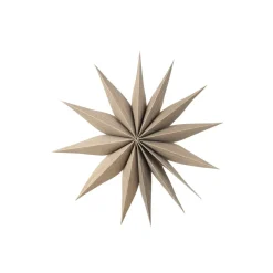 Broste Copenhagen Venok star Christmas ornament Ø30 cm, fungi Brown Clearance