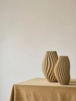 Tell Me More Vento vase, Sand, small 32 cm Beige Outlet