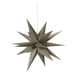 Broste Copenhagen Venus wooden star Ø55 cm, Fungi Grey Sale