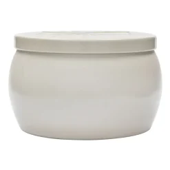 Voluspa Vermeil Mini Tin scented 25 hours, Coconut Papaya Beige New