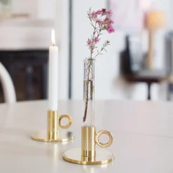 KLONG Vesper glass inserts, flora (vase) Silver-coloured Sale