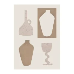Paper Collective Vessel 01 poster, 30x40 cm Beige Online