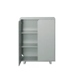 1898 Vidja cabinet, lack. low. coated doors Grey Outlet