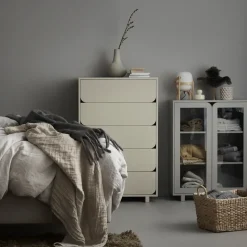 1898 Vidja dresser 5 drawers, Sand Beige Sale