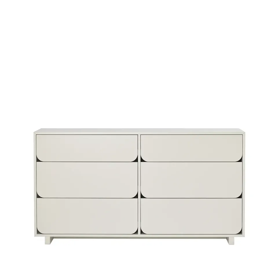 1898 Vidja Dubbel chest of draws, Sand. 6 box Beige Outlet