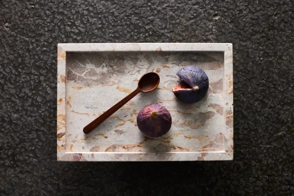 MUUBS Vita decorative tray 20x30 cm, Seashell Beige Discount