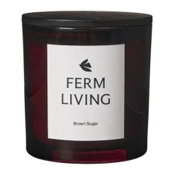 Ferm Living Vitto scented candle 45 h, Dark Grape Green Outlet