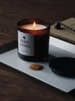 Ferm Living Vitto scented candle 45 h, Dark Grape Green Outlet