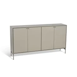Mavis Volt sideboard 80x148 cm, -stainless steel Beige New