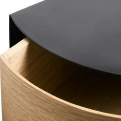 Woud Wallie shelf, . oak Black Discount
