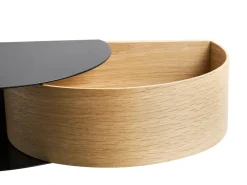 Woud Wallie shelf, . oak Black Discount