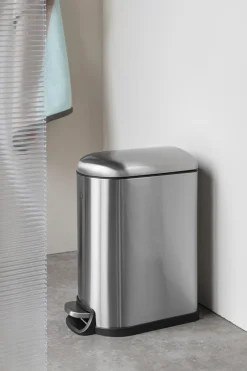 Mette Ditmer Walther pedal bin 10 liter, Steel Silver-coloured Outlet