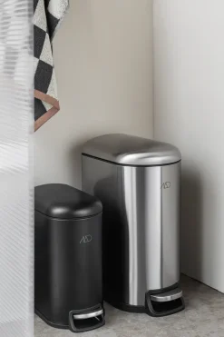 Mette Ditmer Walther pedal bin 10 liter, Steel Silver-coloured Outlet