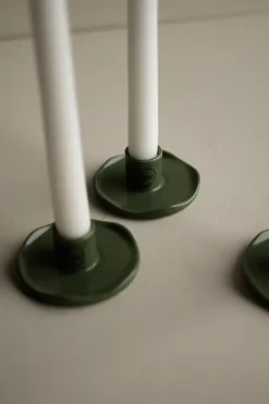 DBKD Wave candle sticks, Shiny Green Clearance