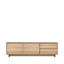 Ethnicraft Wave media unit 60x210 cm, Hardwax oiled oak Beige Online