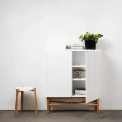 A2 White Cabinet cabinet, oak BrownWhite Discount