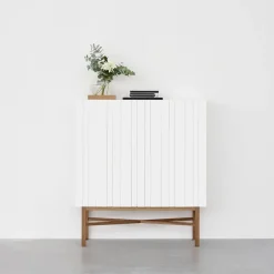 A2 White Cabinet cabinet, oak BrownWhite Discount