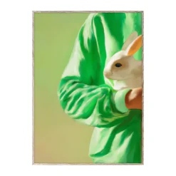 Paper Collective White Rabbit poster, 70x100 cm Green Best