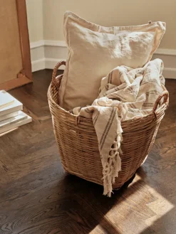 Broste Copenhagen Will storage basket, 65xØ65 cm Beige Best
