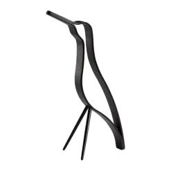 Cooee Design Woody Bird high 18 cm, stained oak Black Clearance