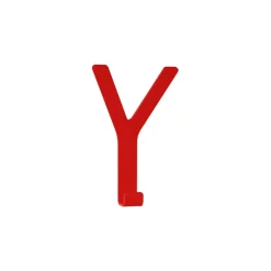 SMD Design Y-hook Midi hook, Red Best