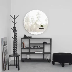 A2 You mirror, Oak stained Black Hot