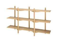 Hem Zig Zag shelf Low 175x100 cm, Oak Brown Best