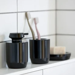 Zone Denmark Zone Suii toothbrush mug 9 cm, Black Sale